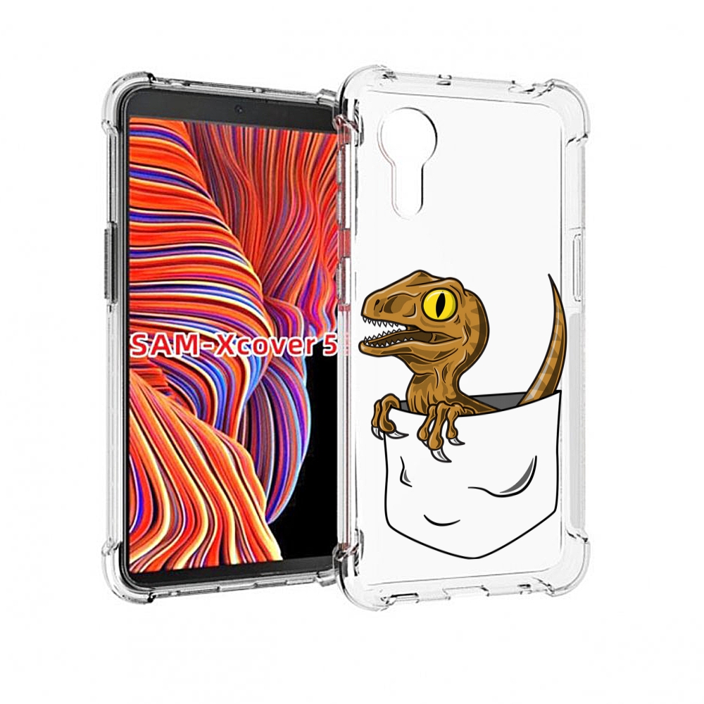 

Чехол MyPads динозавр в кармане для Samsung Galaxy Xcover 5, Прозрачный, Tocco