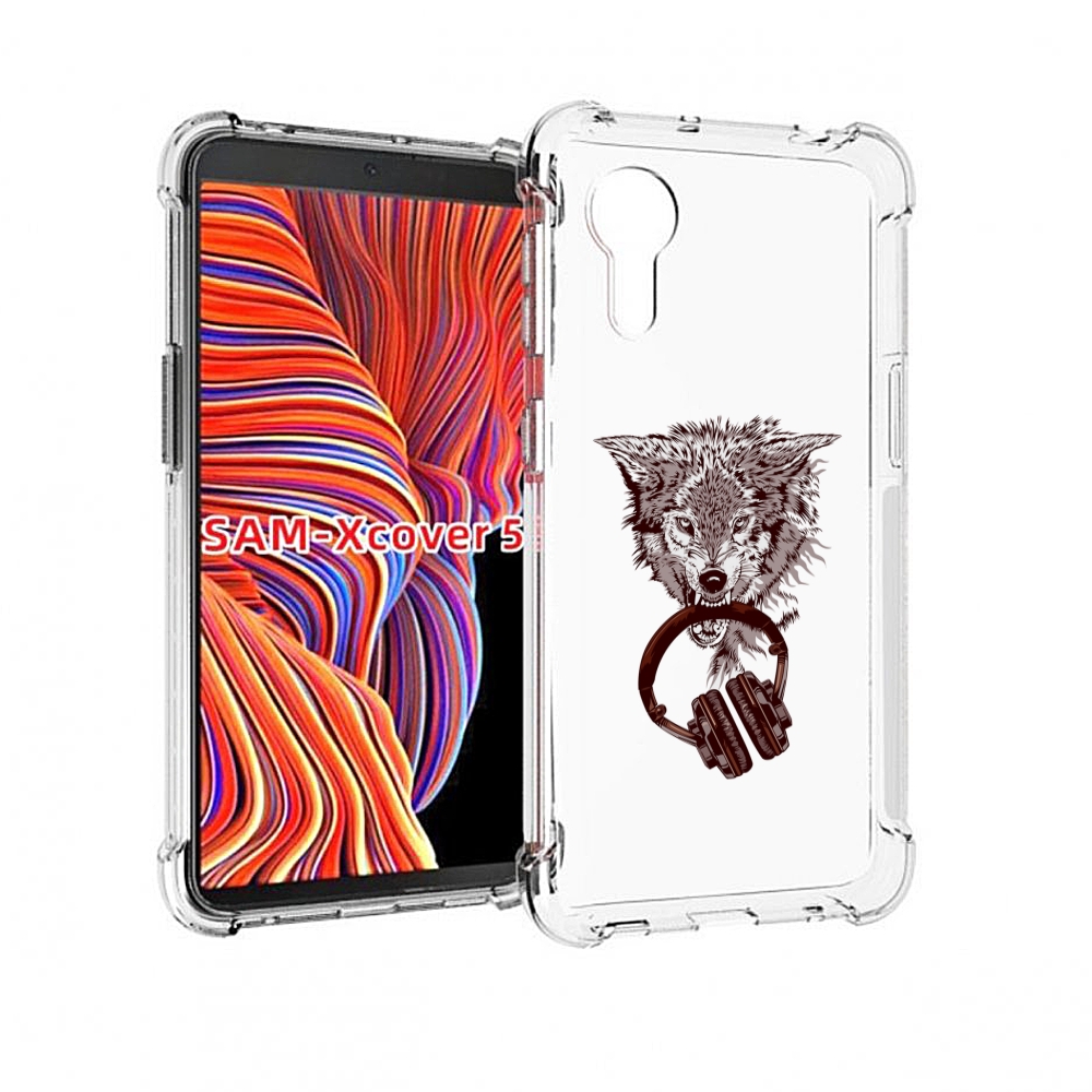 

Чехол MyPads дикий волк для Samsung Galaxy Xcover 5, Прозрачный, Tocco