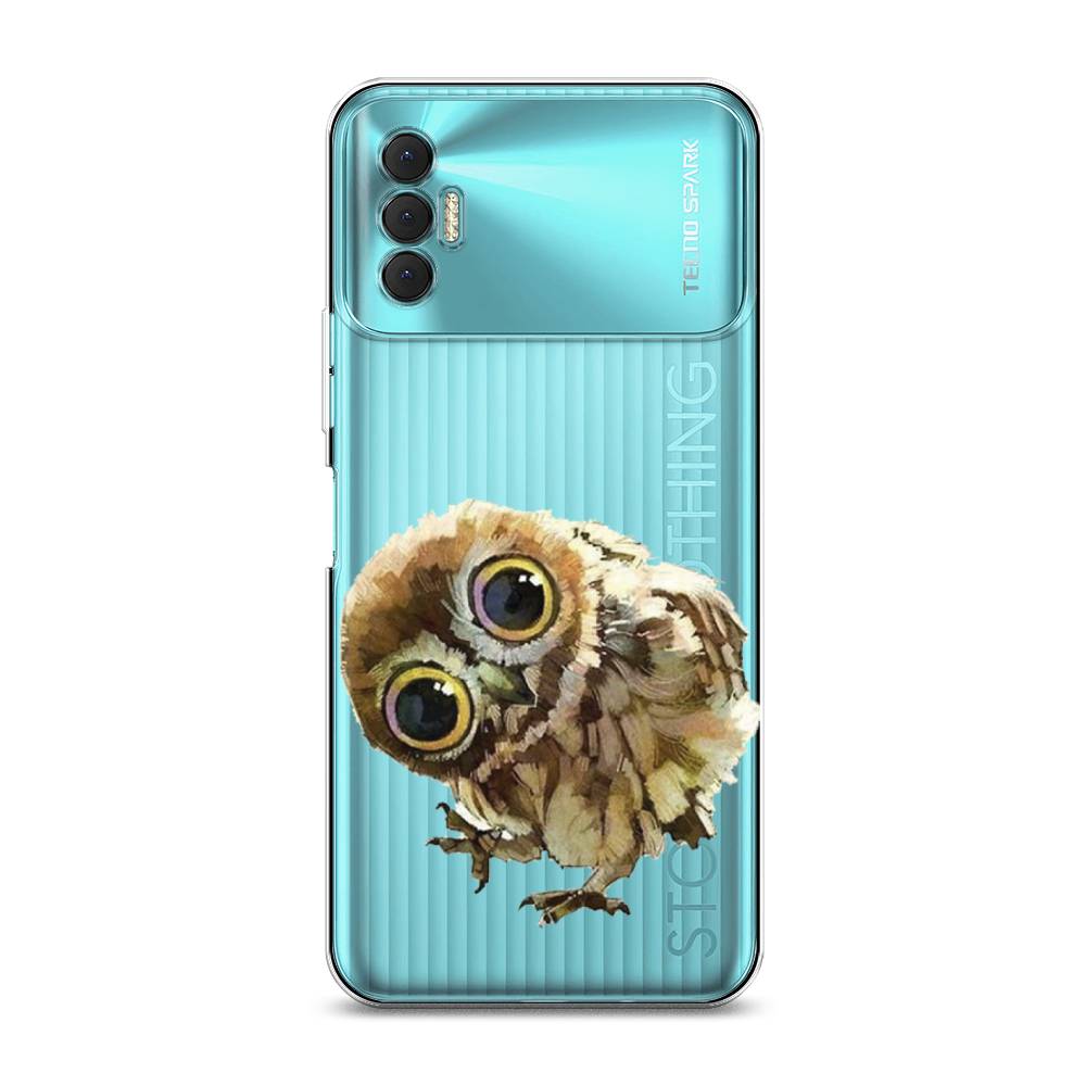 

Чехол Awog на Tecno Spark 8P "Любопытный совенок", Разноцветный, 301450-1