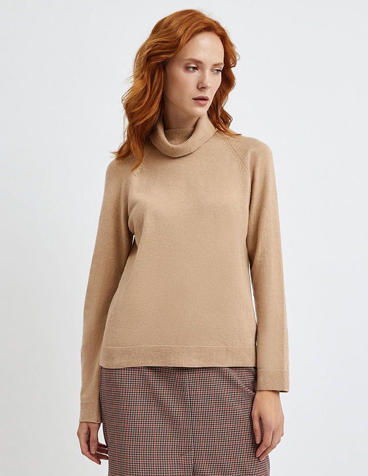 

Водолазка женская United Colors of Benetton 21A_1035D2551 бежевая XL, 21A_1035D2551