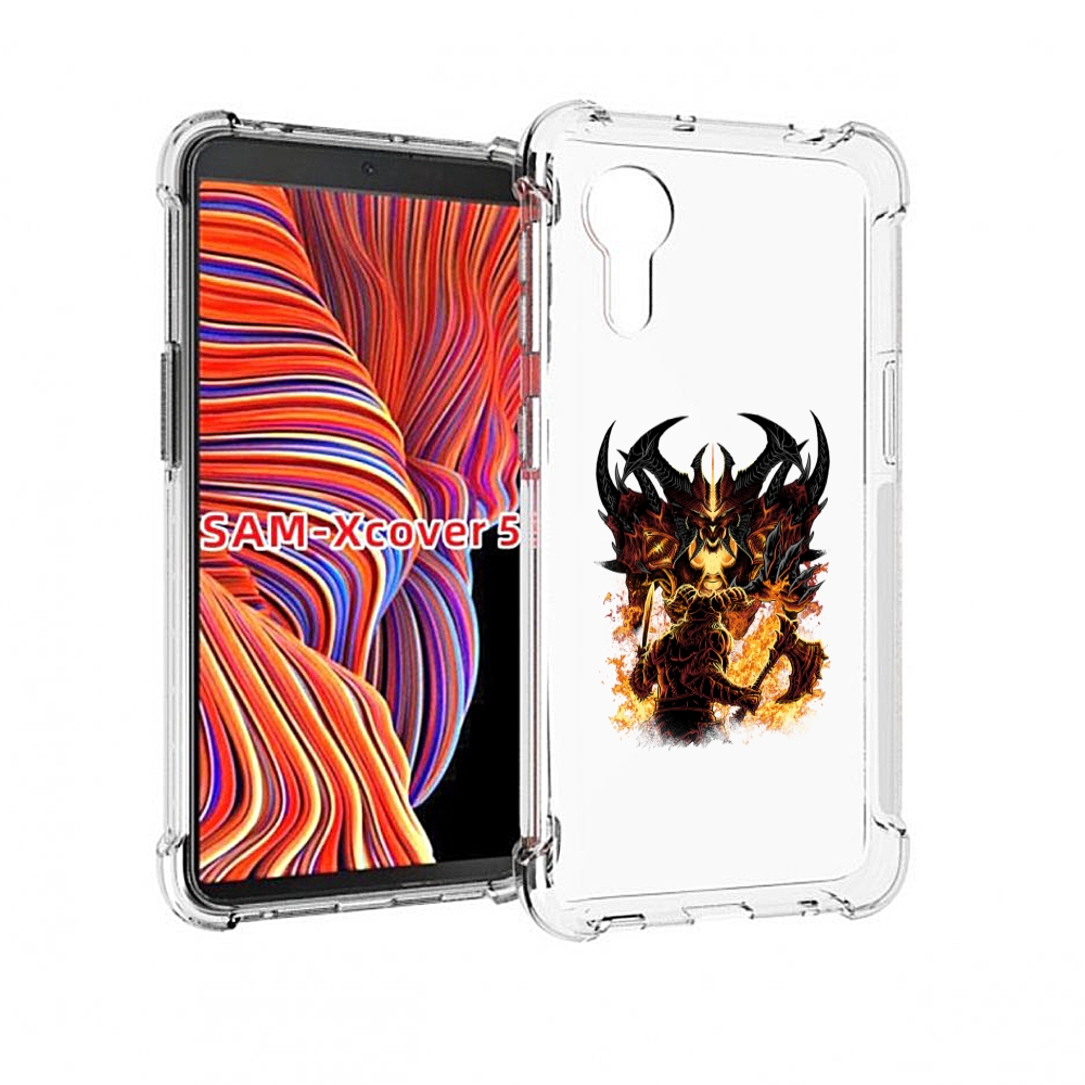 

Чехол MyPads демон shadow fiend для Samsung Galaxy Xcover 5, Прозрачный, Tocco