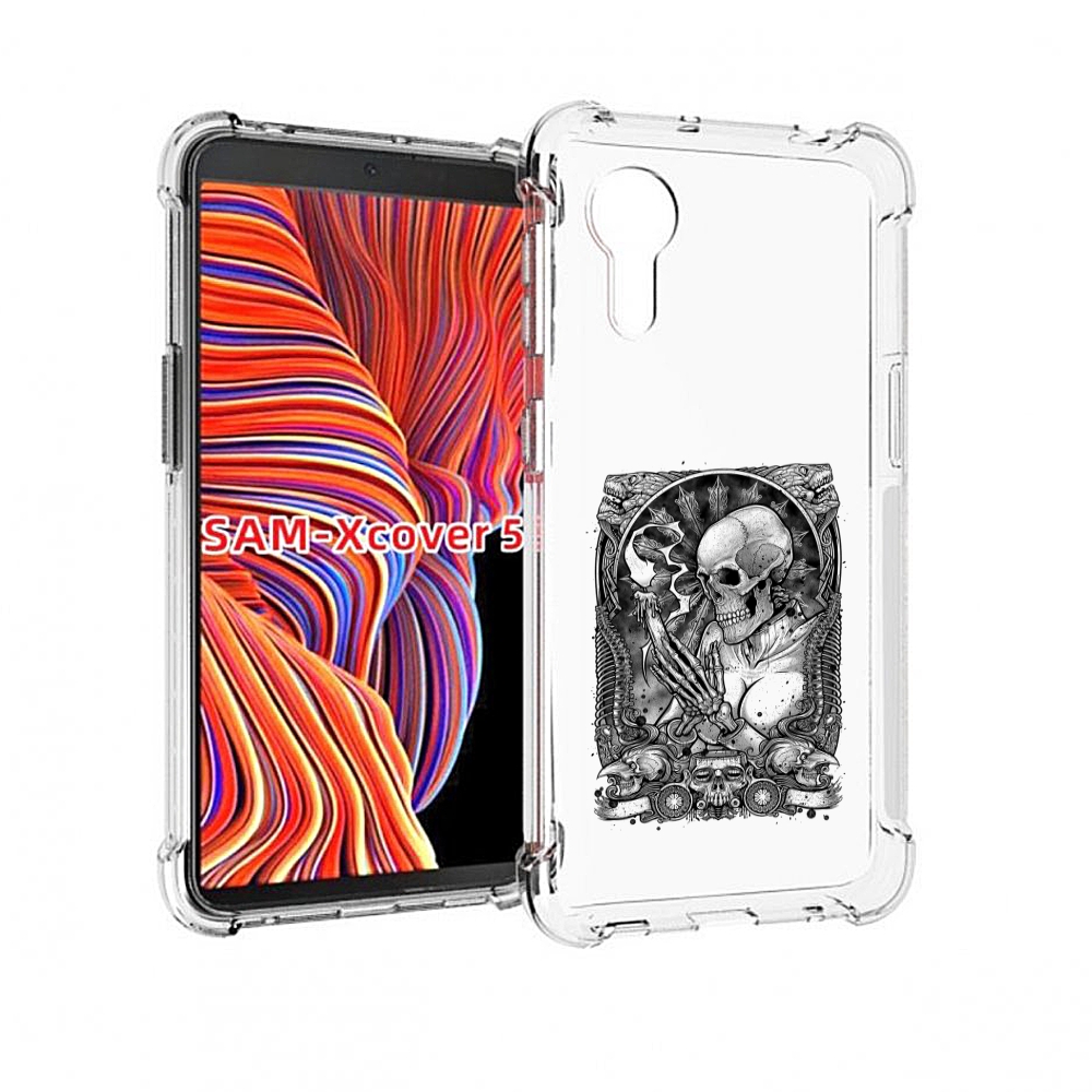 

Чехол MyPads девушка скелет для Samsung Galaxy Xcover 5, Прозрачный, Tocco
