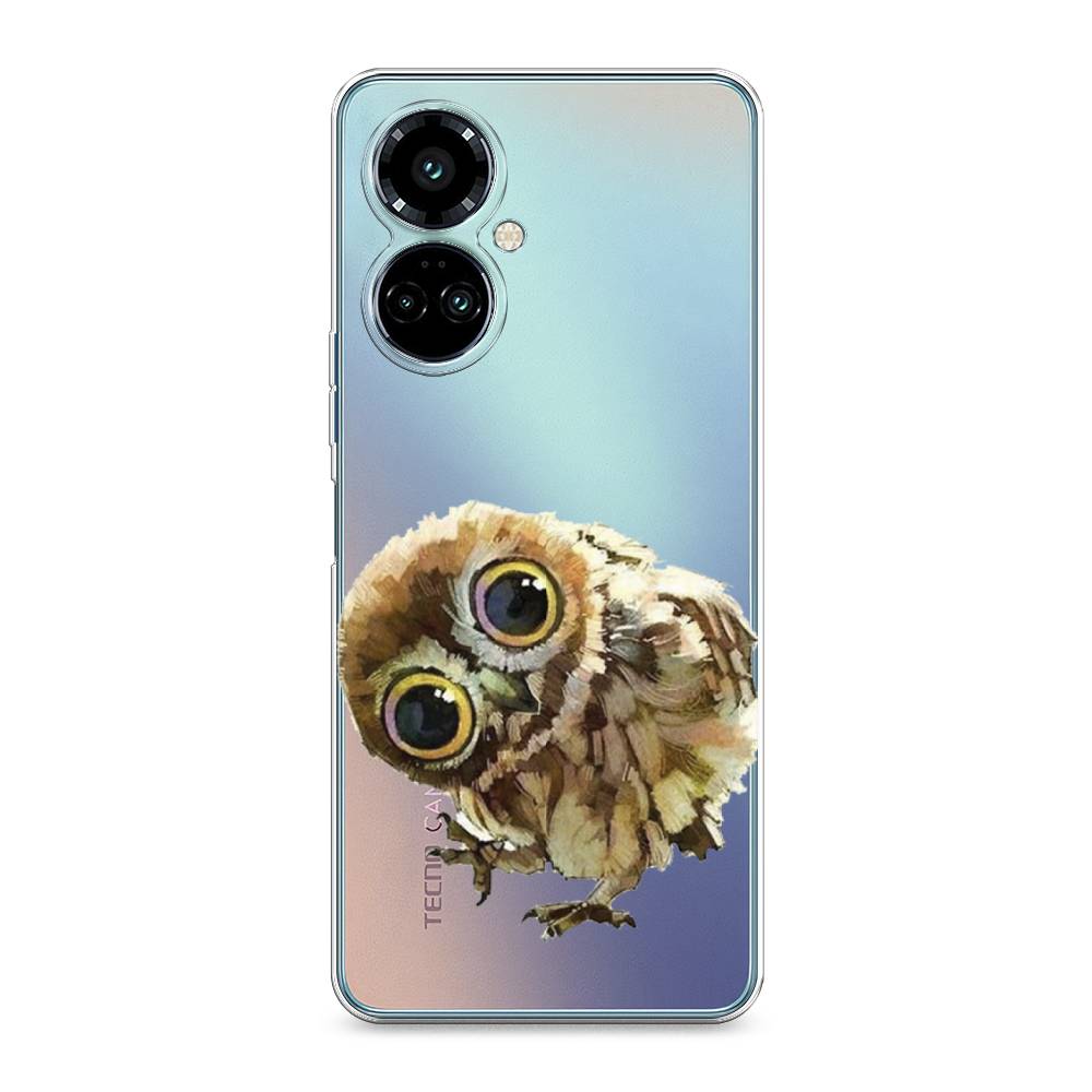 

Силиконовый чехол "Любопытный совенок" на Tecno Camon 19 Pro, Любопытный совенок