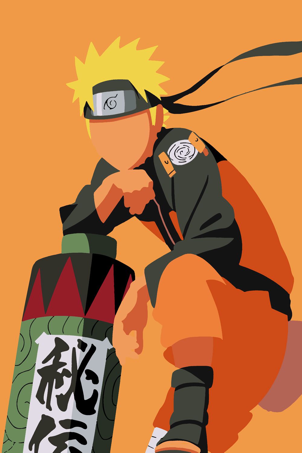 

Картина по номерам Красиво Красим Наруто - Naruto силуэт, 60 х 90 см, Наруто - Naruto силуэт