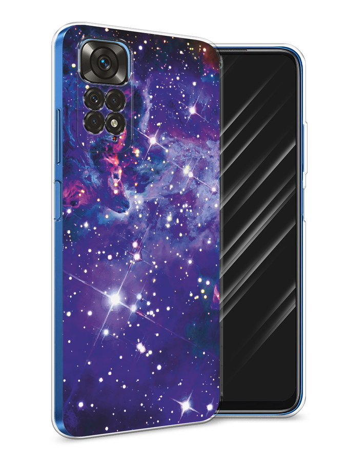 

Чехол Awog на Xiaomi Redmi Note 11 4G Global/Redmi Note 11S "Яркая галактика", Разноцветный, 313850-4
