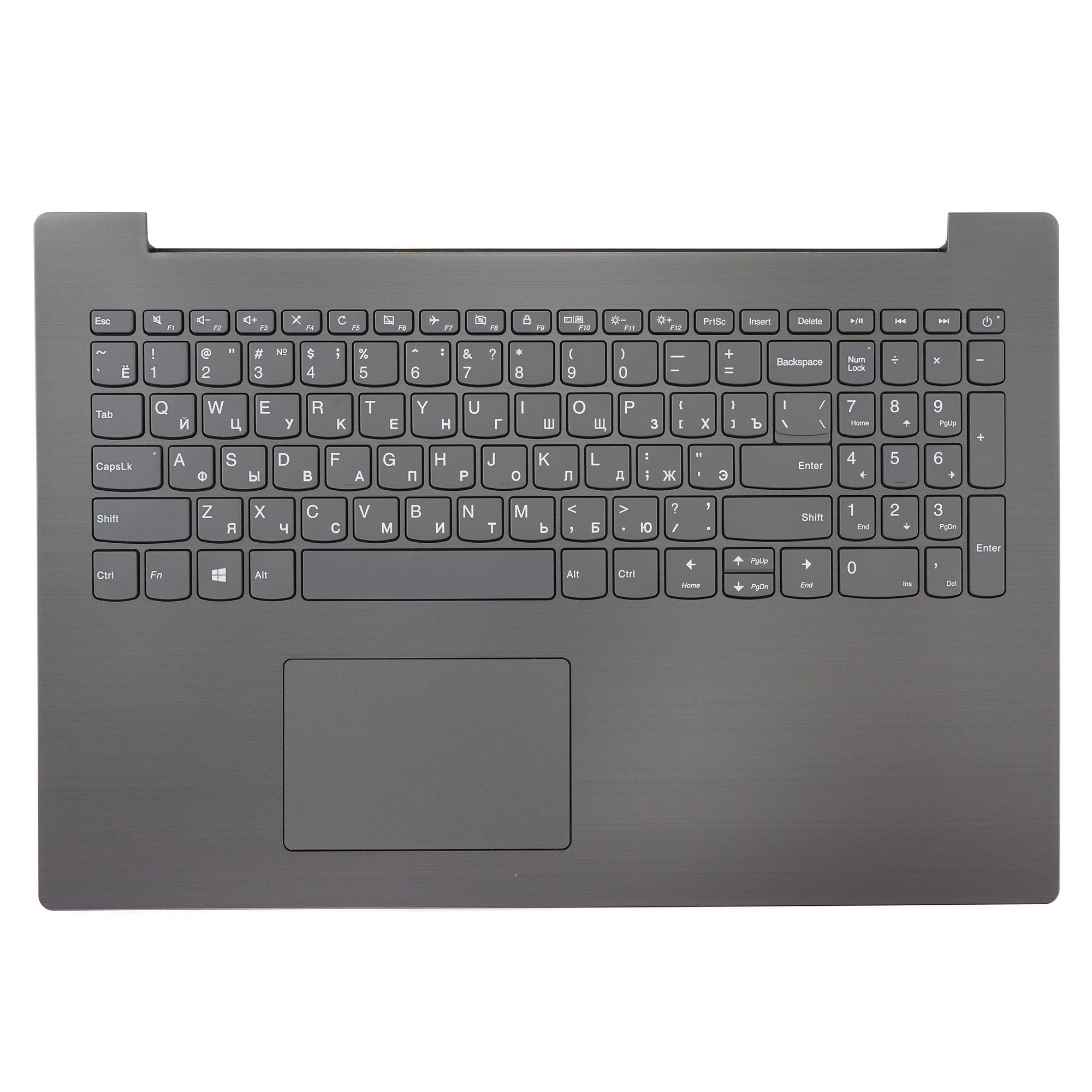 

Клавиатура для ноутбука Lenovo IdeaPad 330-15ARR серая с серым топкейсом, 5CB0R26416