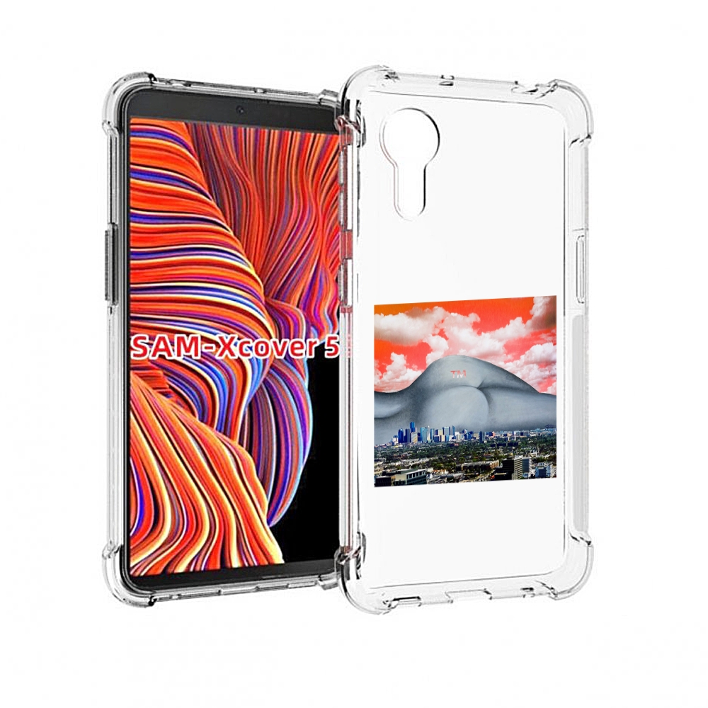 

Чехол MyPads город с девушкой на фоне для Samsung Galaxy Xcover 5, Прозрачный, Tocco
