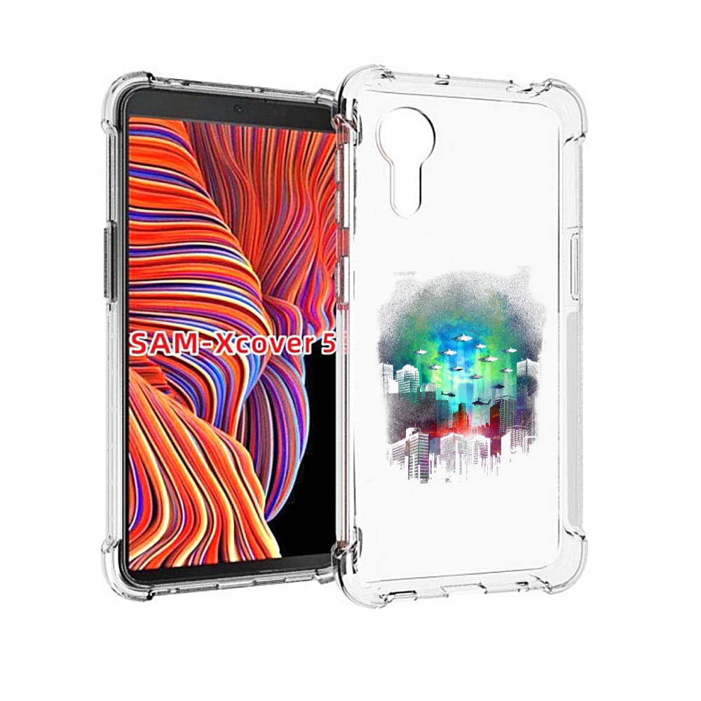 

Чехол MyPads город в свечении для Samsung Galaxy Xcover 5, Прозрачный, Tocco