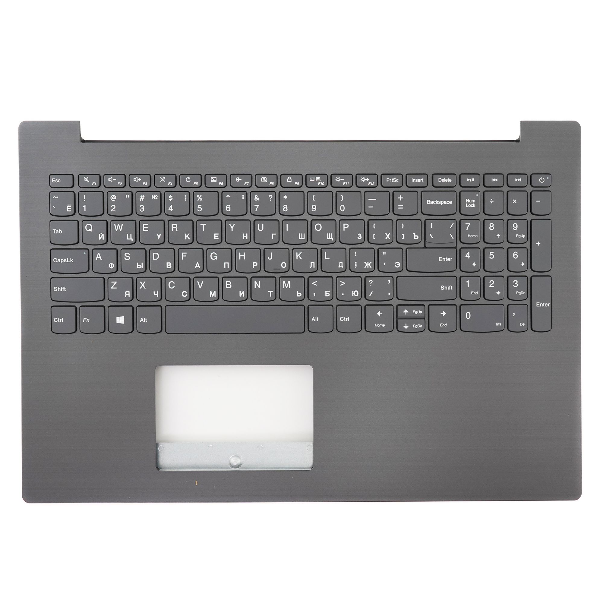

Клавиатура для ноутбука Lenovo IdeaPad 330-15IKB серая c темно-серым топкейсом, 5CB0R16685
