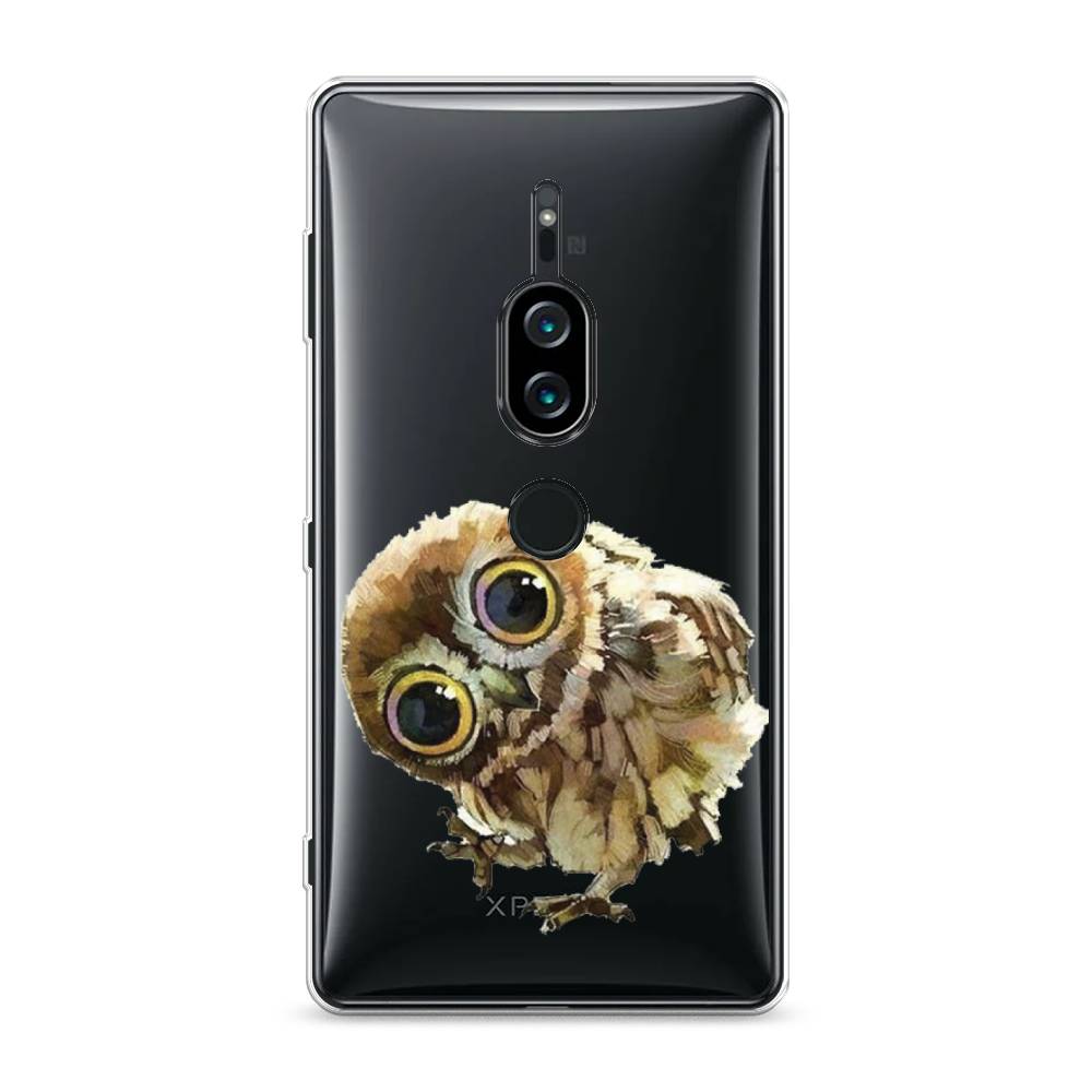 

Силиконовый чехол "Любопытный совенок" на Sony Xperia XZ2 Premium, 53350-1
