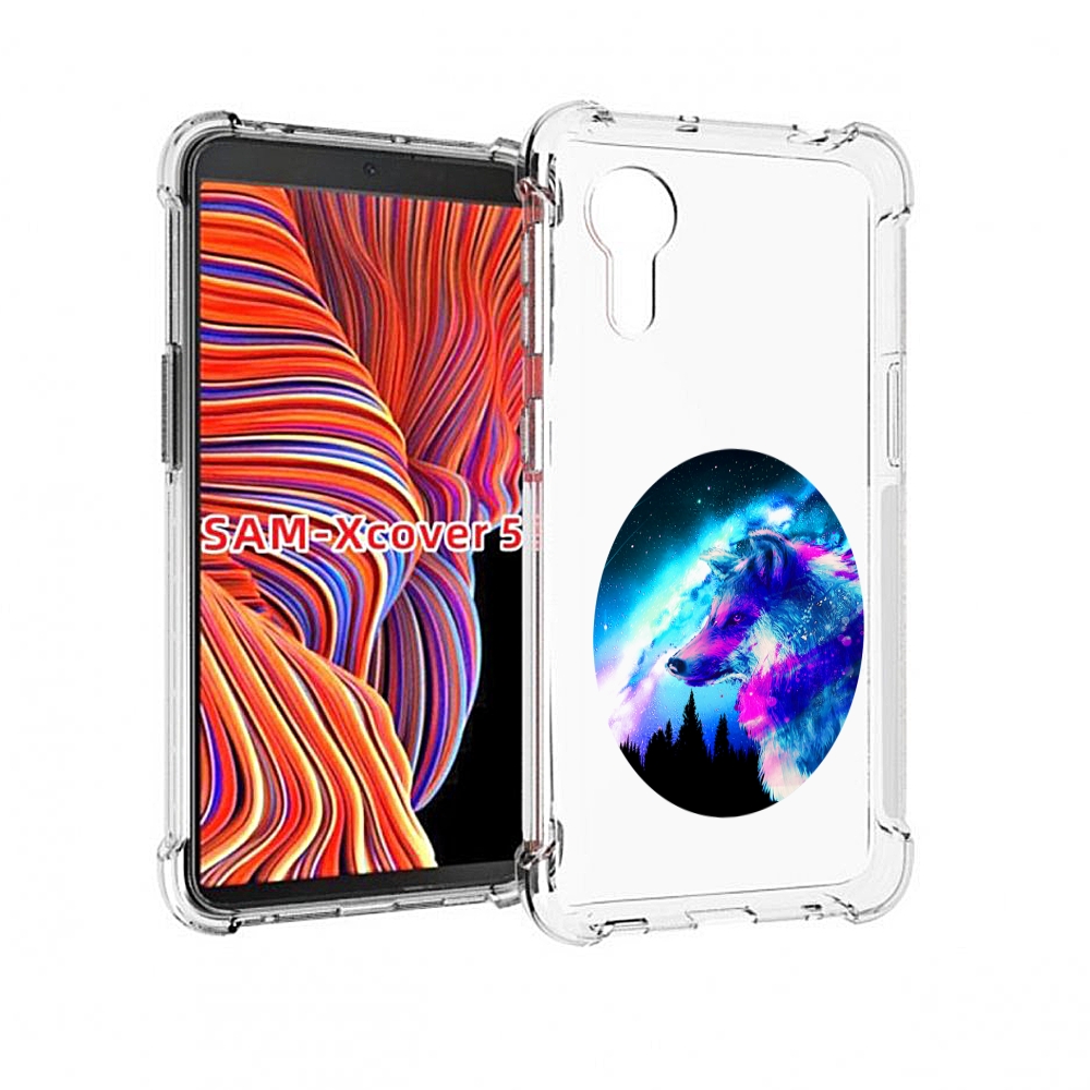 

Чехол MyPads голубой волк для Samsung Galaxy Xcover 5, Прозрачный, Tocco