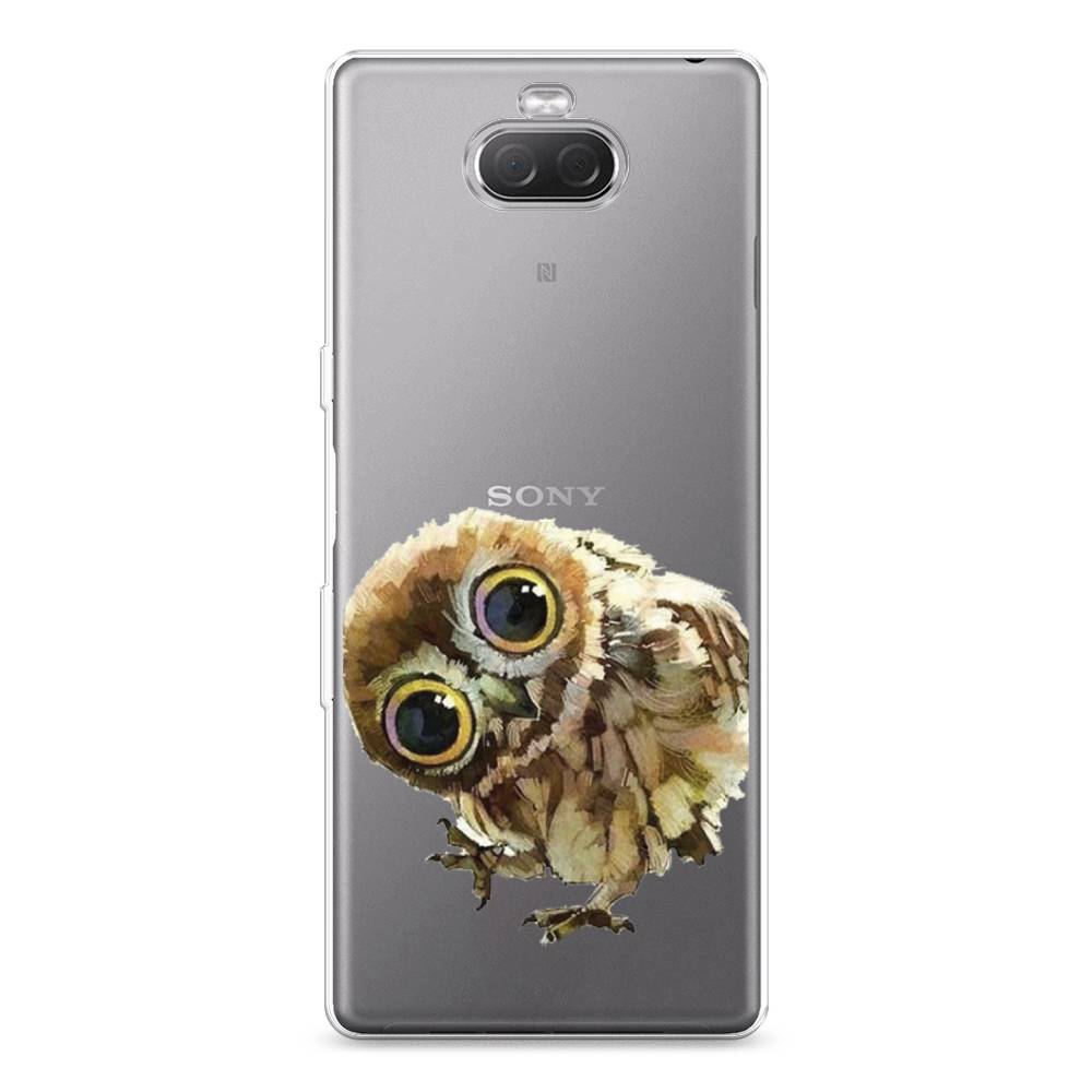 

Силиконовый чехол "Любопытный совенок" на Sony Xperia XA3 Ulta, 53950-1