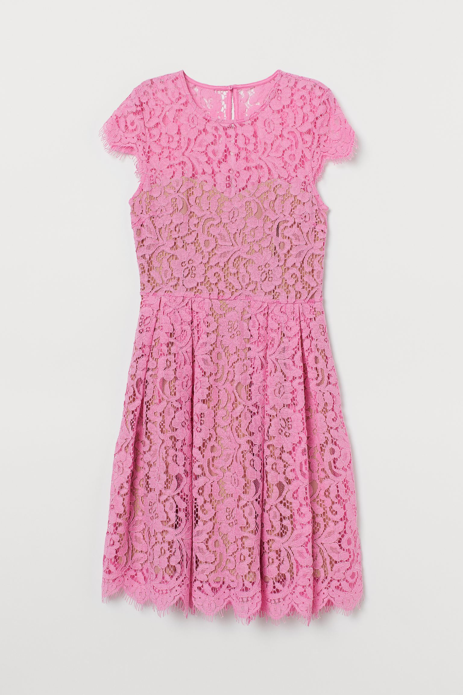 

Платье женское H&M 832009001 розовое 34 EU, Розовый, 832009001