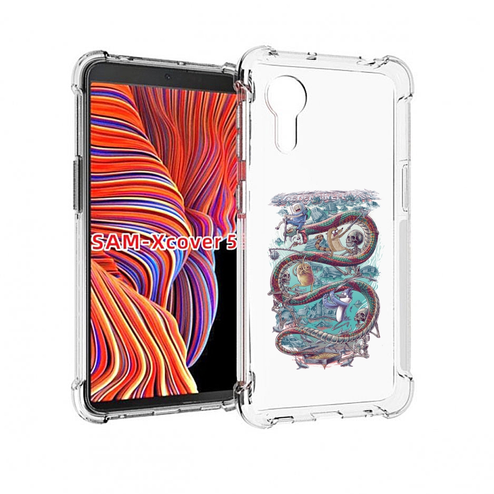 

Чехол MyPads время приключений страшилка для Samsung Galaxy Xcover 5, Прозрачный, Tocco