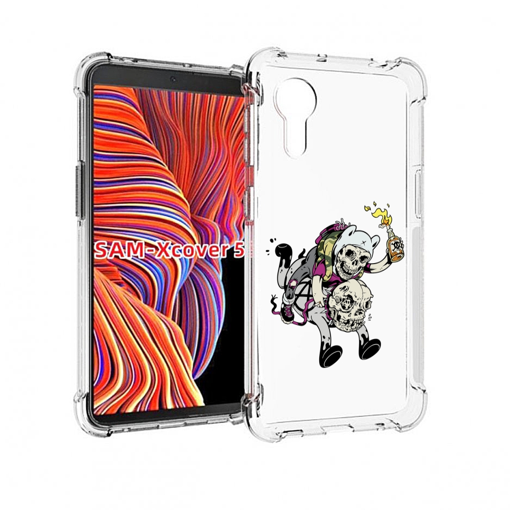 

Чехол MyPads время приключений скелеты для Samsung Galaxy Xcover 5, Прозрачный, Tocco