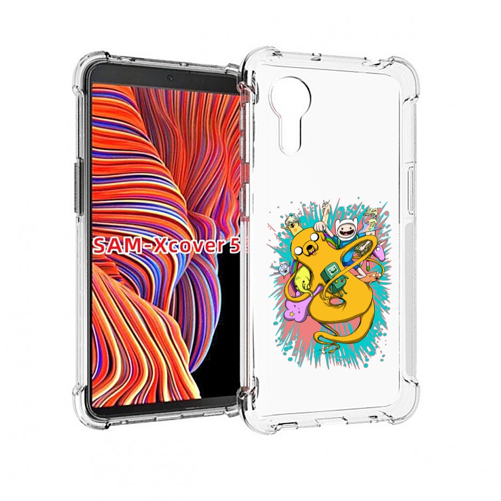

Чехол MyPads время приключений рисунок для Samsung Galaxy Xcover 5, Прозрачный, Tocco