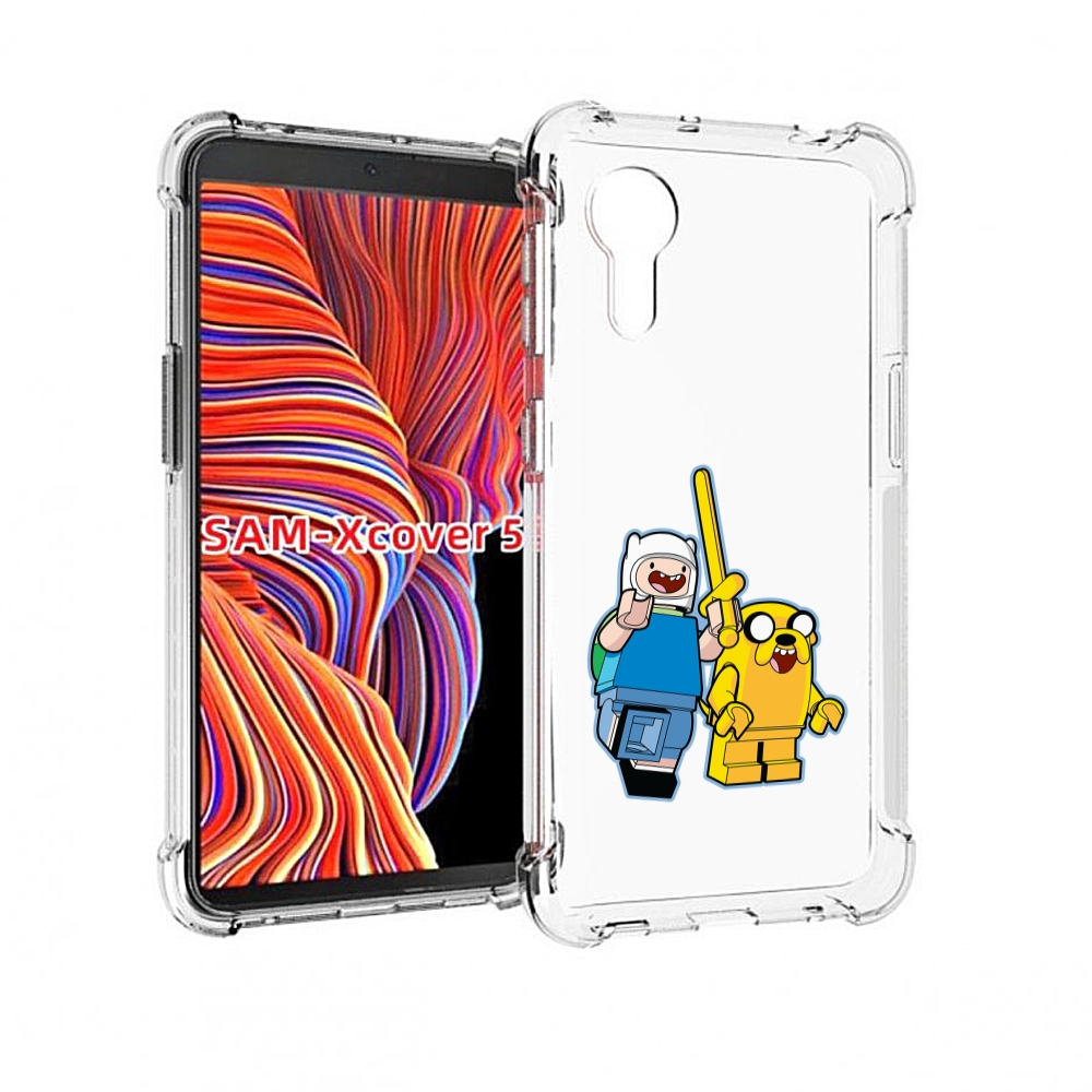 

Чехол MyPads время приключений лего для Samsung Galaxy Xcover 5, Прозрачный, Tocco