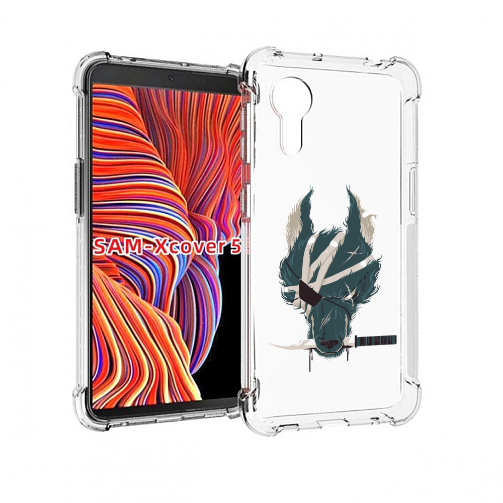 

Чехол MyPads волк-разбойник для Samsung Galaxy Xcover 5, Прозрачный, Tocco