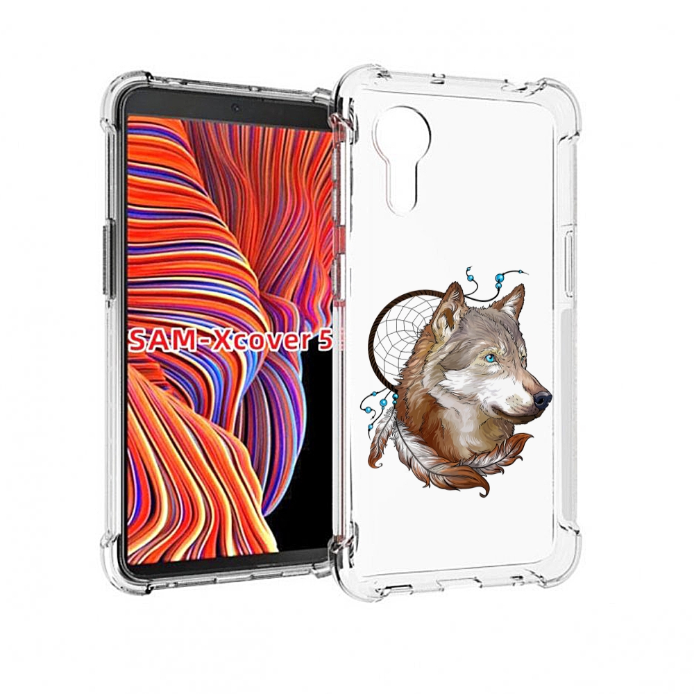

Чехол MyPads волк и ловец снов для Samsung Galaxy Xcover 5, Прозрачный, Tocco