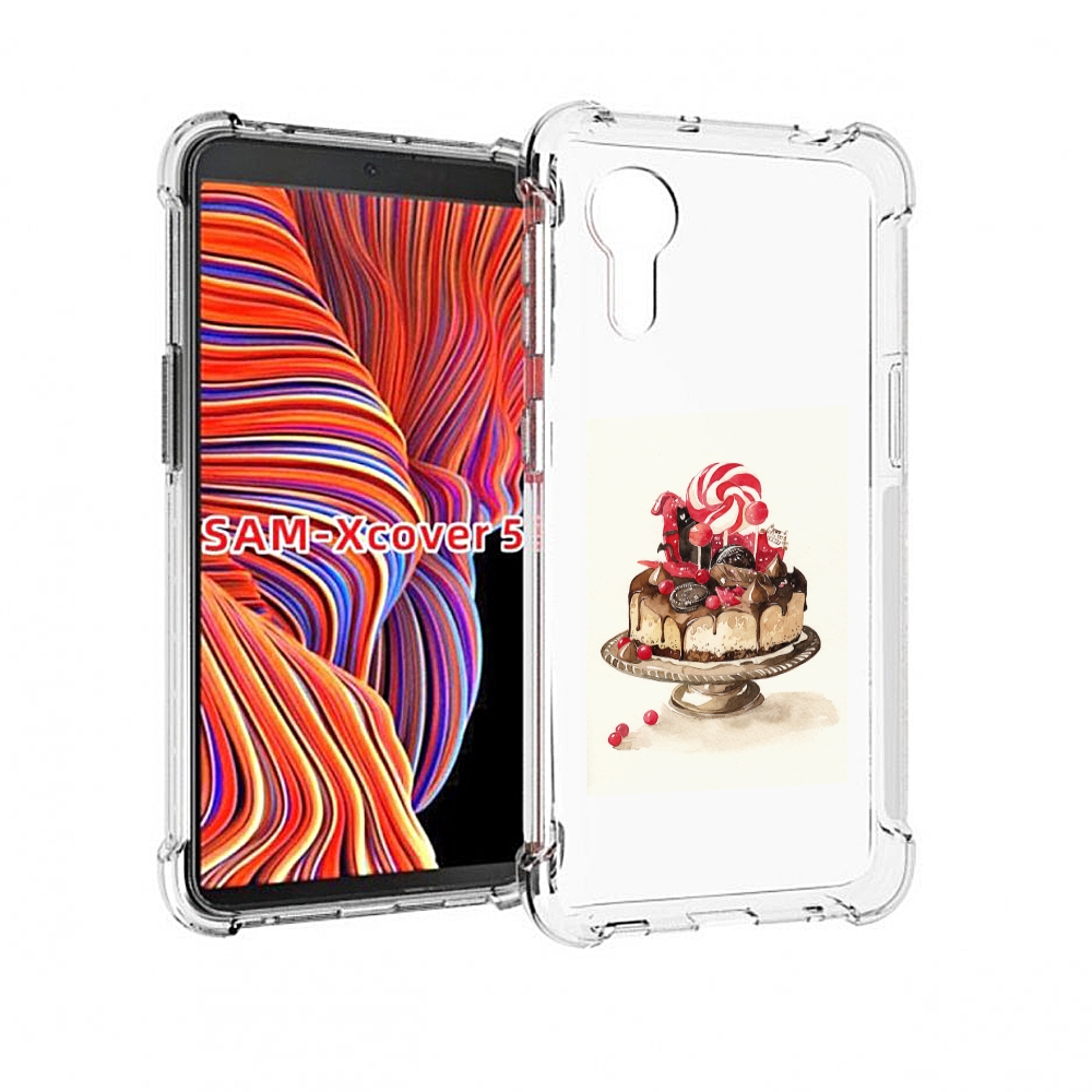 

Чехол MyPads вкусный торт для Samsung Galaxy Xcover 5, Прозрачный, Tocco
