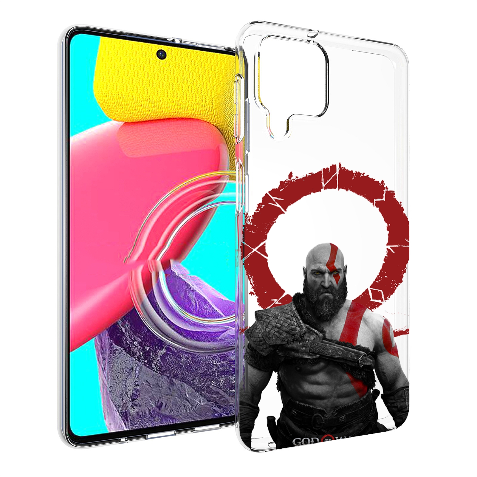 

Чехол MyPads God-of-War для Samsung Galaxy M53 (SM-M536), Прозрачный, Tocco