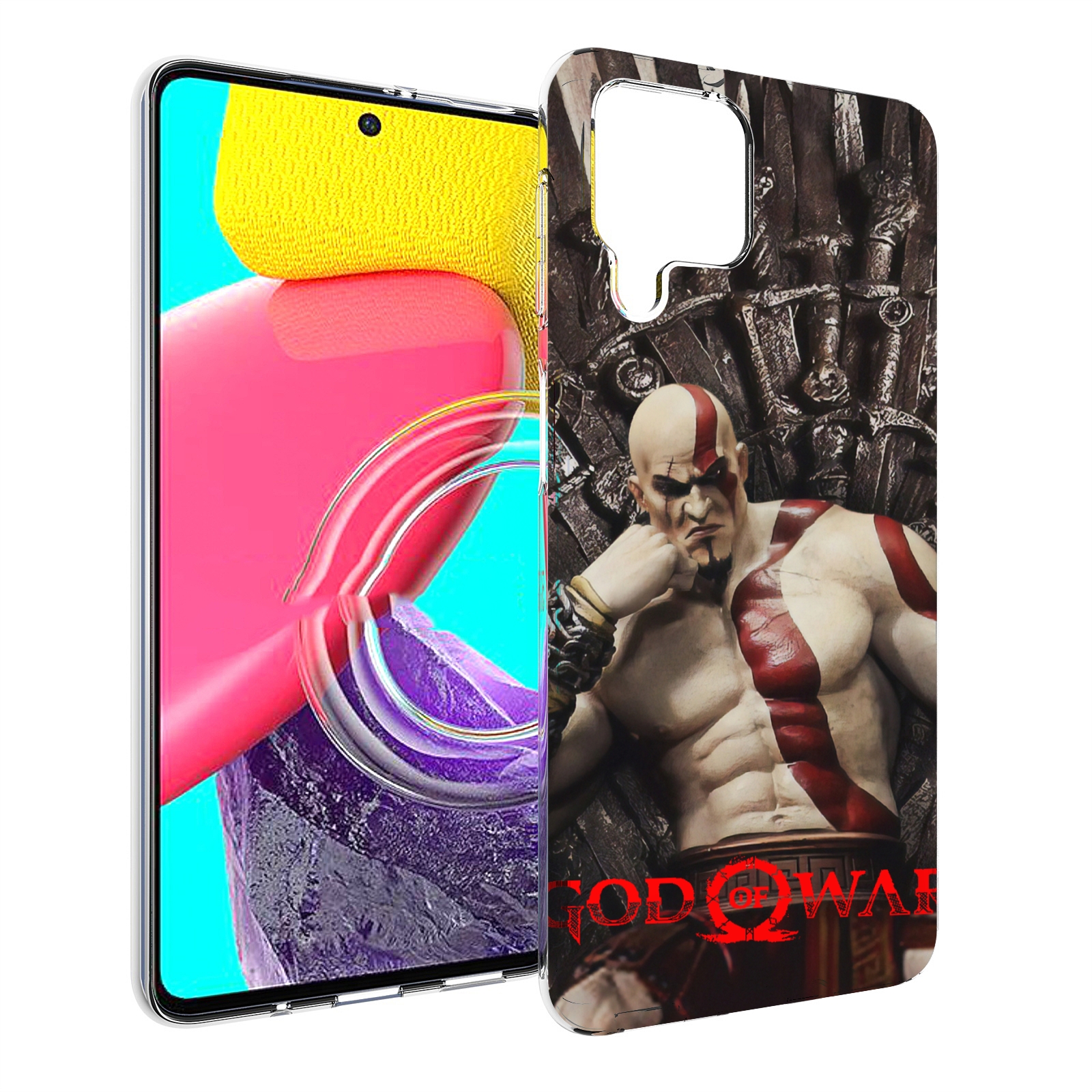 

Чехол MyPads God of War Кратос для Samsung Galaxy M53 (SM-M536), Прозрачный, Tocco