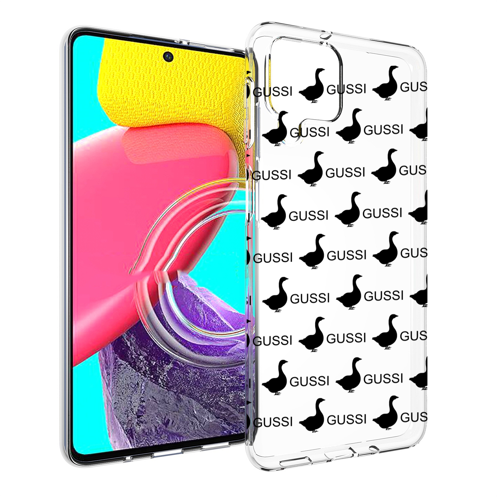 

Чехол MyPads GUSSI для Samsung Galaxy M53 (SM-M536), Прозрачный, Tocco