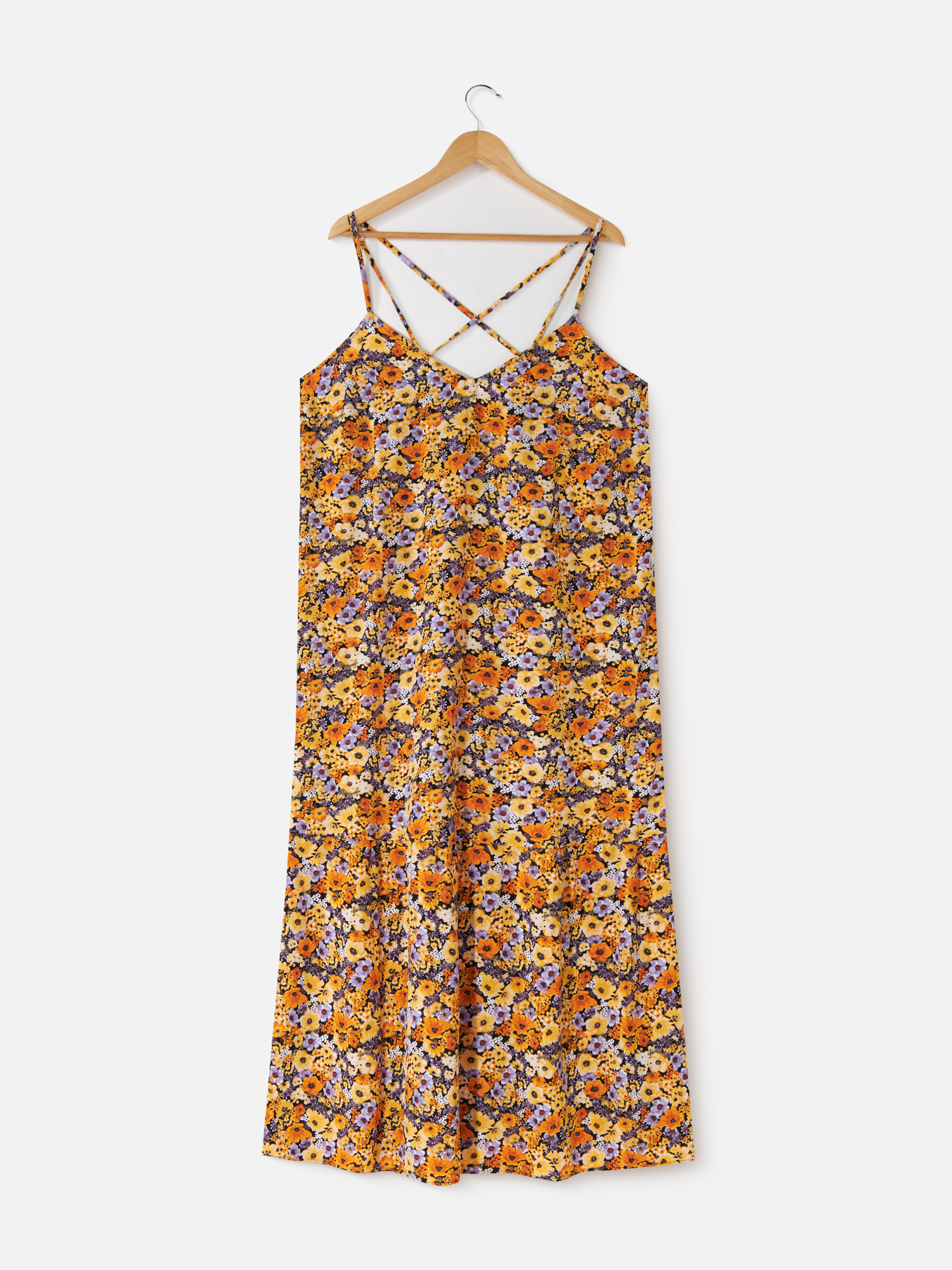 

Платье женское H&M 975507001 оранжевое 2XL, Оранжевый, 975507001