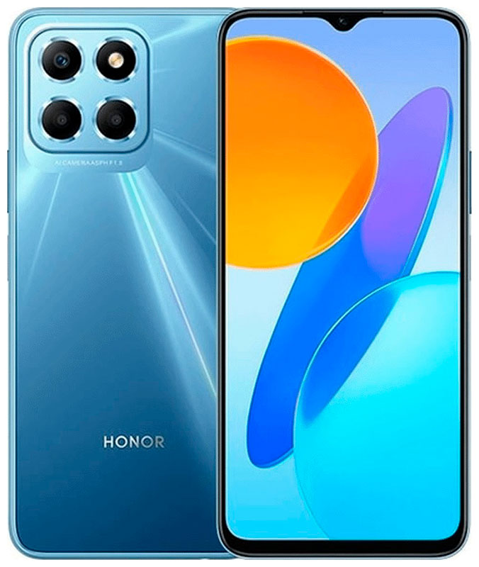 

Смартфон Honor X8 5G 6/128GB голубой (473479), X8 5G 6/128 Ocean Blue