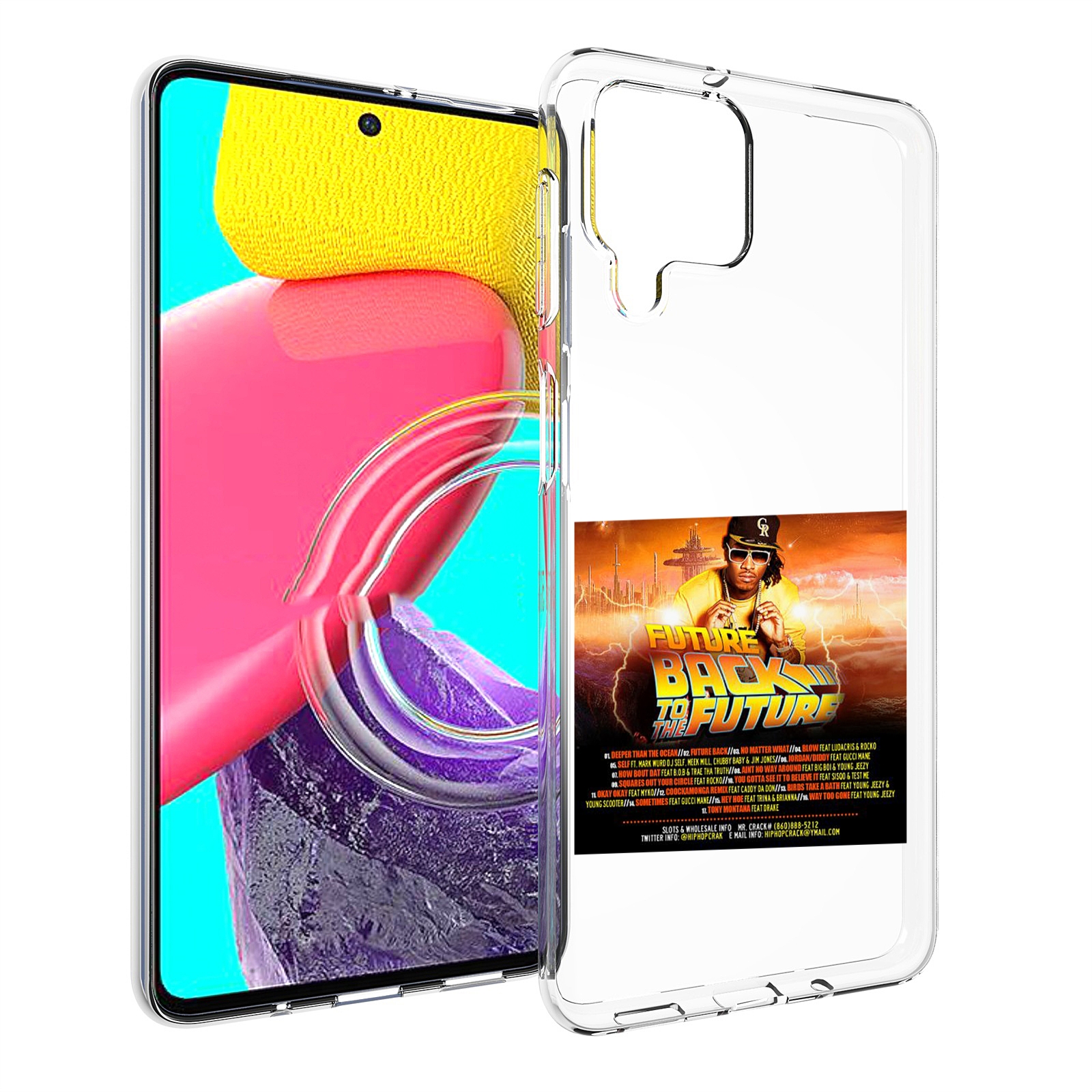 Чехол Mypads Future - Back To The Future Для Samsung Galaxy M53 (Sm-M536)