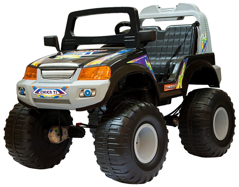 Детский электромобиль с полным приводом CT-885 OFF-ROADER4x4 черный 22300₽