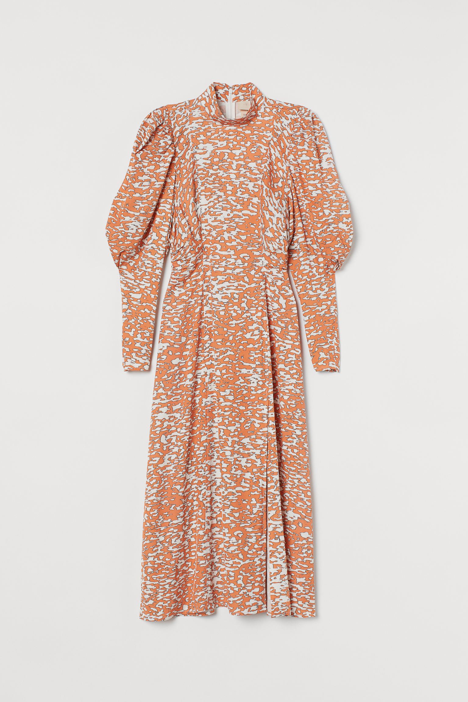 

Платье женское H&M 903089001 оранжевое 38 EU, Оранжевый, 903089001