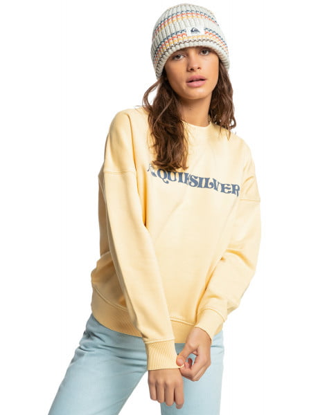 

Свитшот женский Quiksilver EQWFT03040 желтый S, EQWFT03040