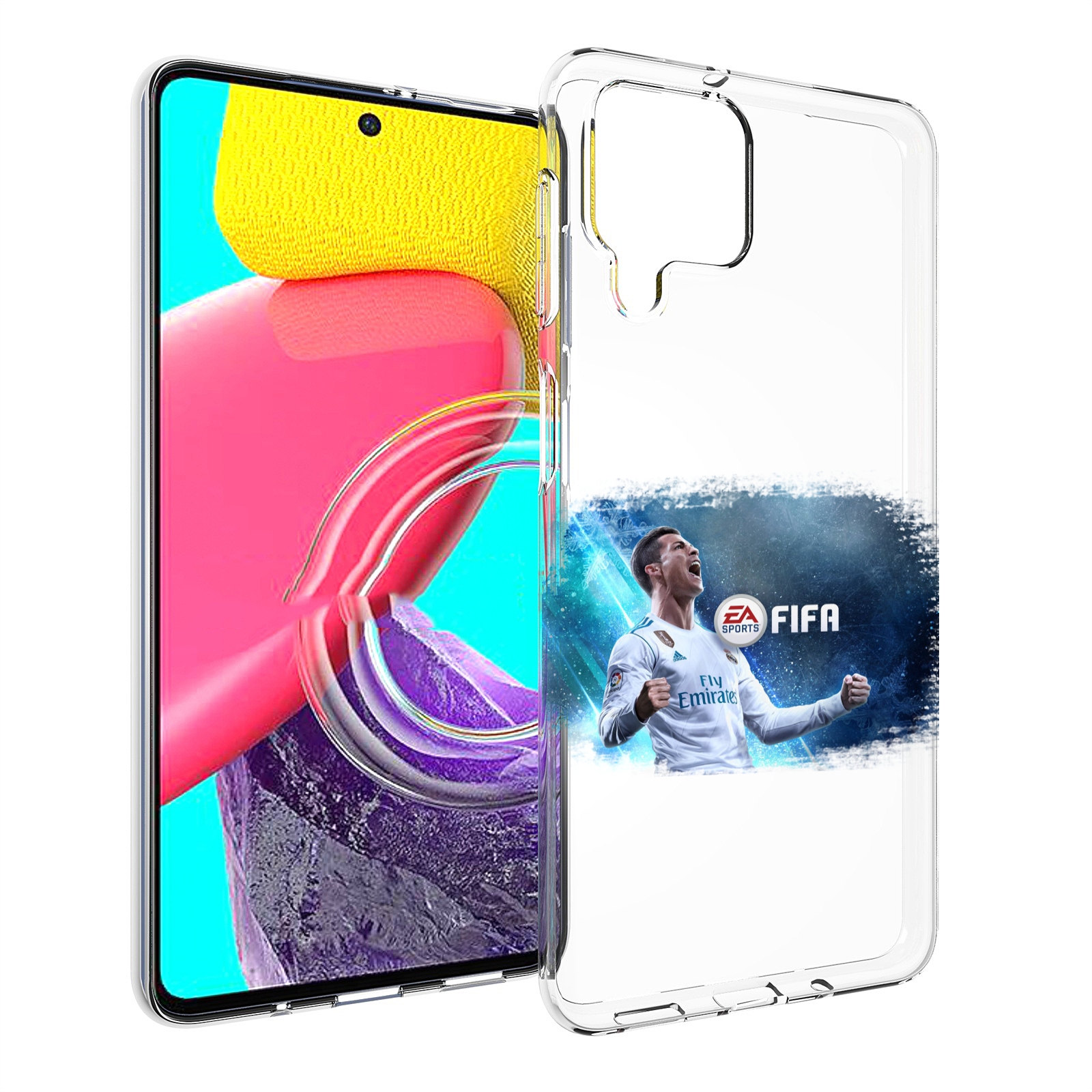 

Чехол MyPads FiFA логотип для Samsung Galaxy M53 (SM-M536), Прозрачный, Tocco