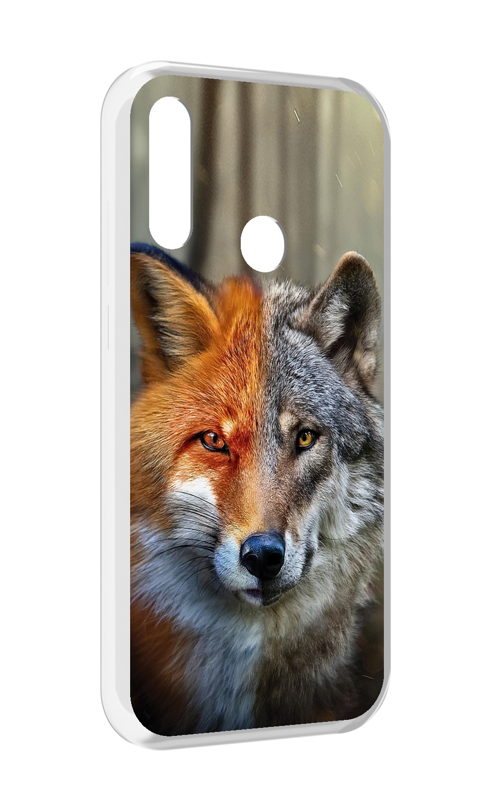 

Чехол MyPads волк-лиса для Lenovo Z6 Pro Youth Edition / Z6 Pro Lite, Прозрачный, Tocco