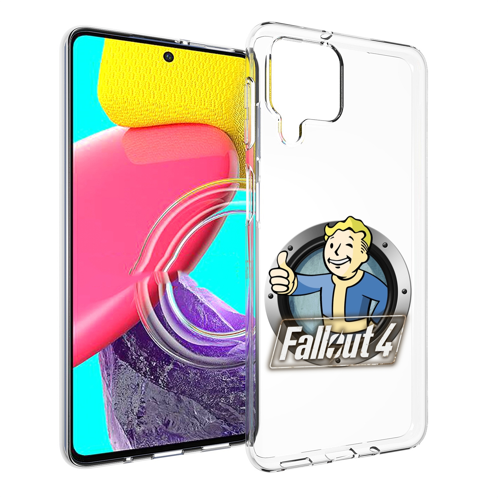 

Чехол MyPads Fallout-4 для Samsung Galaxy M53 (SM-M536), Прозрачный, Tocco