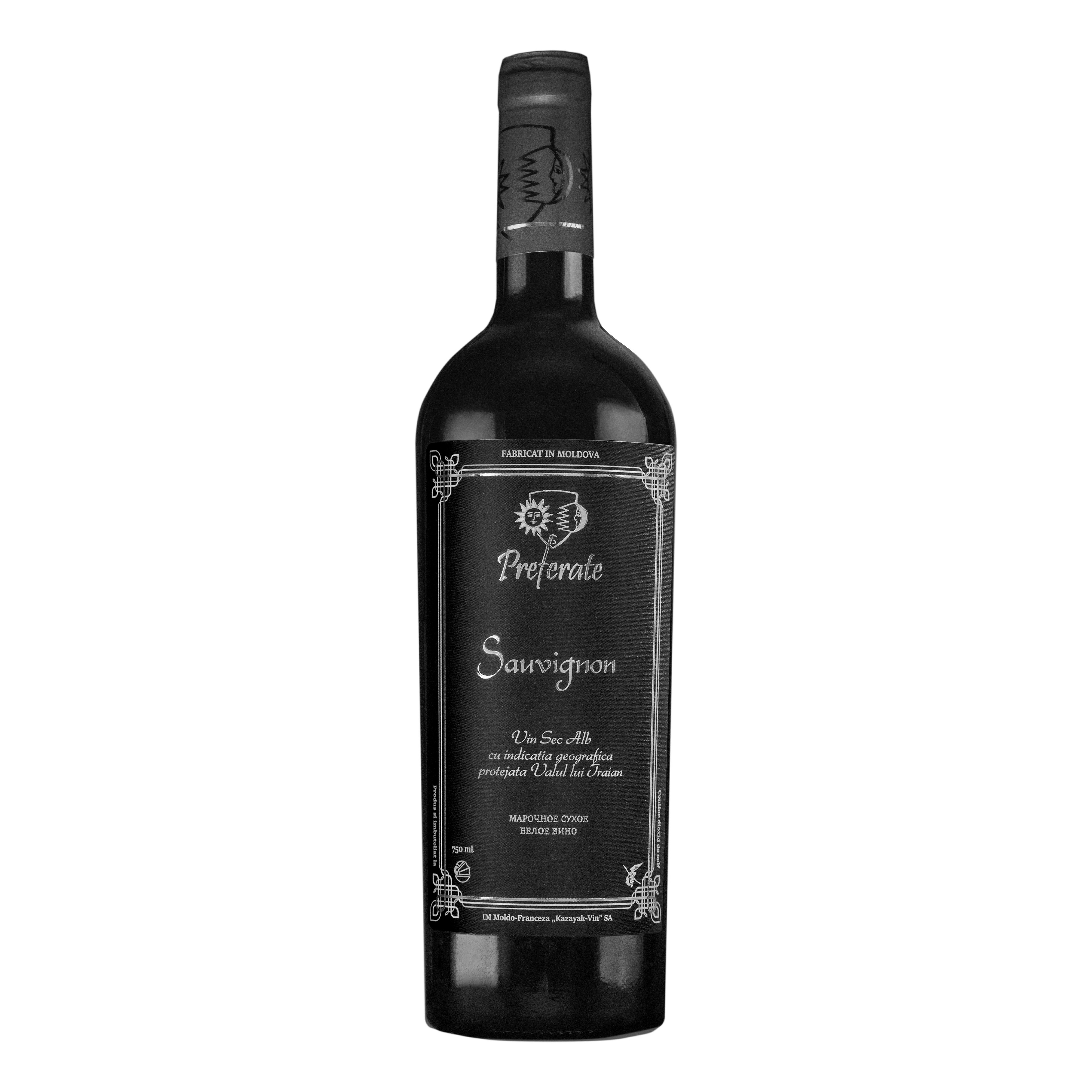 

Вино Preferate Sauvignon белое сухое 14% 0,75 л Молдавия