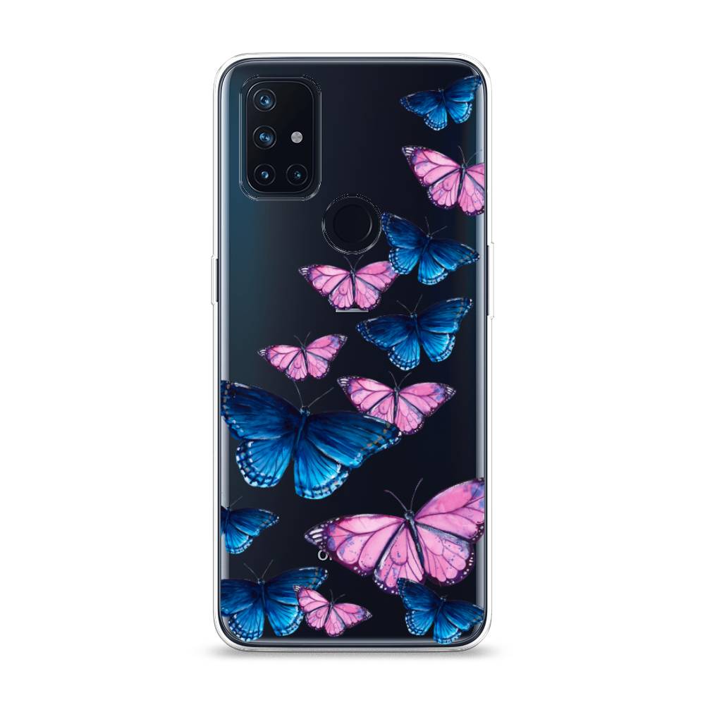 фото Чехол awog "полет бабочек" для oneplus nord n10