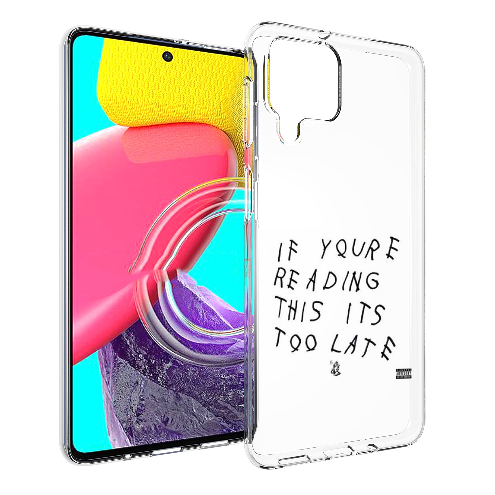 Чехол MyPads Drake - If You’re Reading This It’s Too Late для Samsung Galaxy M53 (SM-M536)