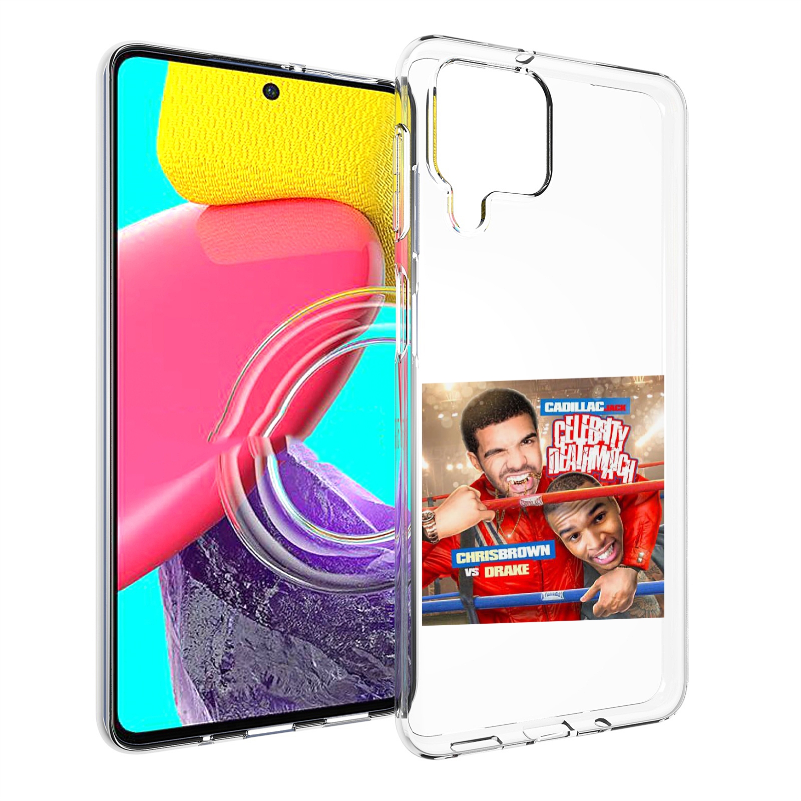 

Чехол MyPads Drake & Chris Brown - Celebrity Deathmatch для Samsung Galaxy M53 (SM-M536), Прозрачный, Tocco