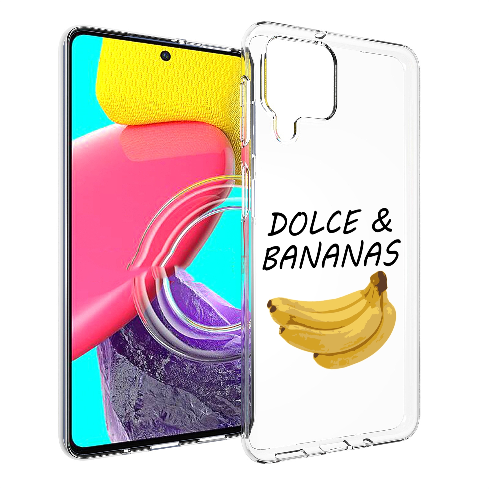 

Чехол Mypads Dolce Банан Для Samsung Galaxy M53 (Sm-M536), Прозрачный, Tocco