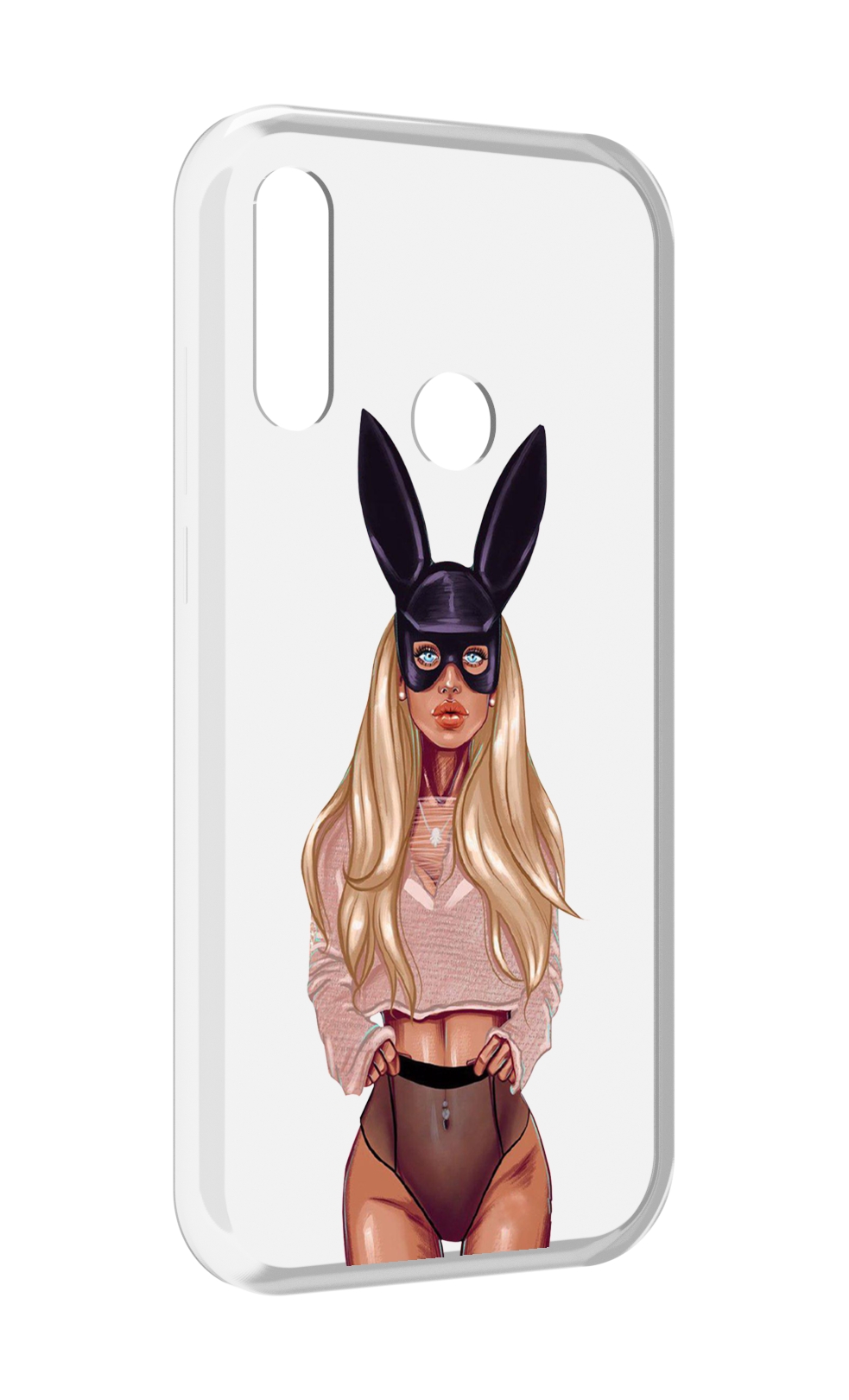 

Чехол MyPads блондинка-с-ушками женский для Lenovo Z6 Pro Youth Edition / Z6 Pro Lite, Прозрачный, Tocco