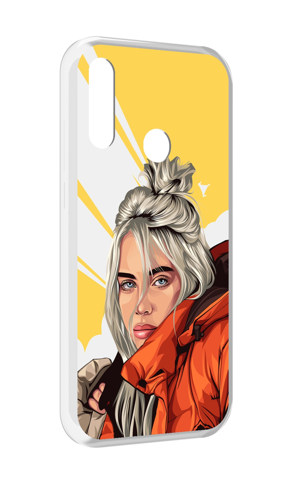 

Чехол MyPads билли-айлиш-в-куртке для Lenovo Z6 Pro Youth Edition / Z6 Pro Lite, Прозрачный, Tocco