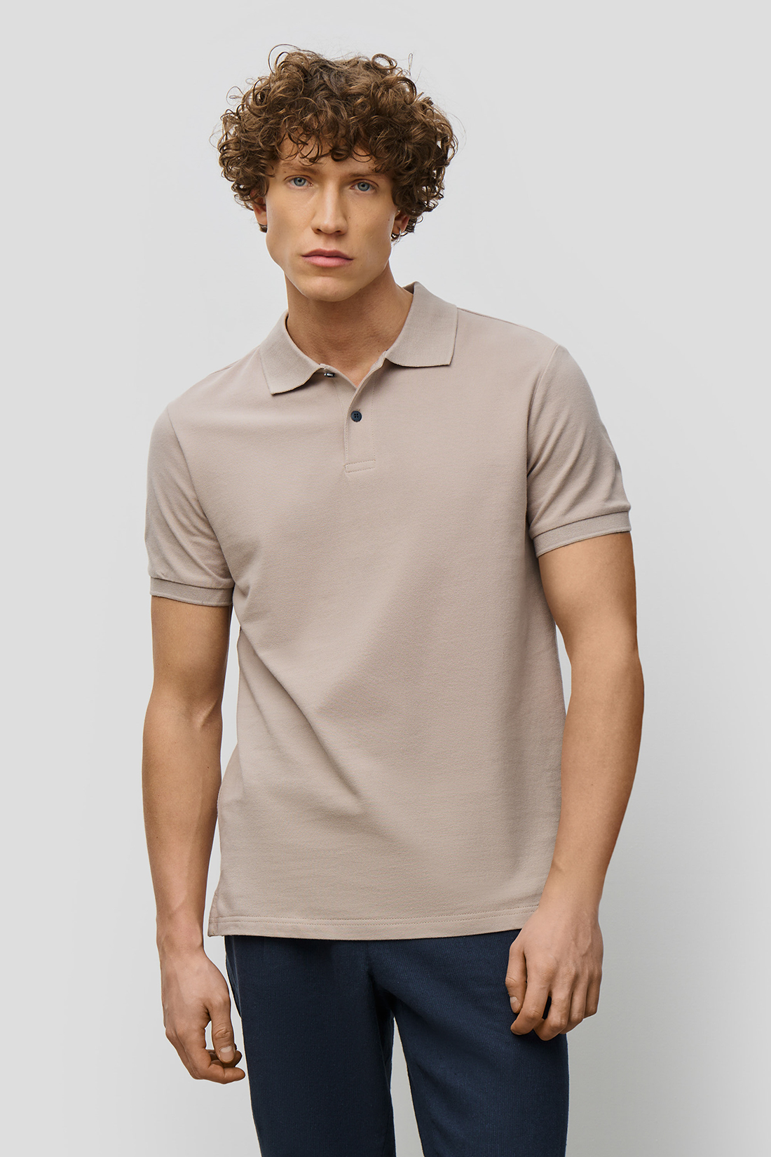 

Футболка мужская Baon B701201 бежевая 3XL, Бежевый, B701201