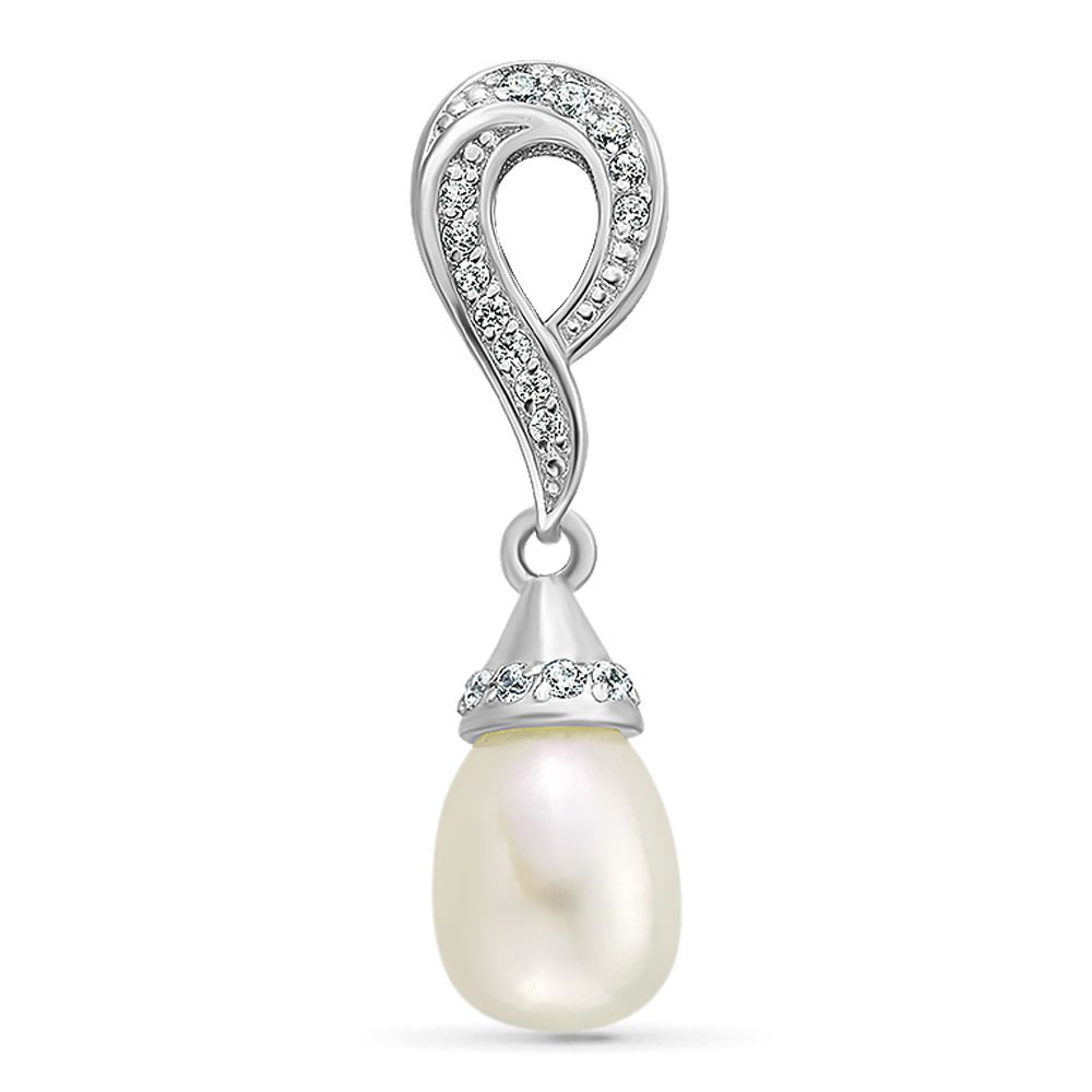 

Подвеска из серебра с жемчугом, фианитом 585Gold 703004136, 703004136