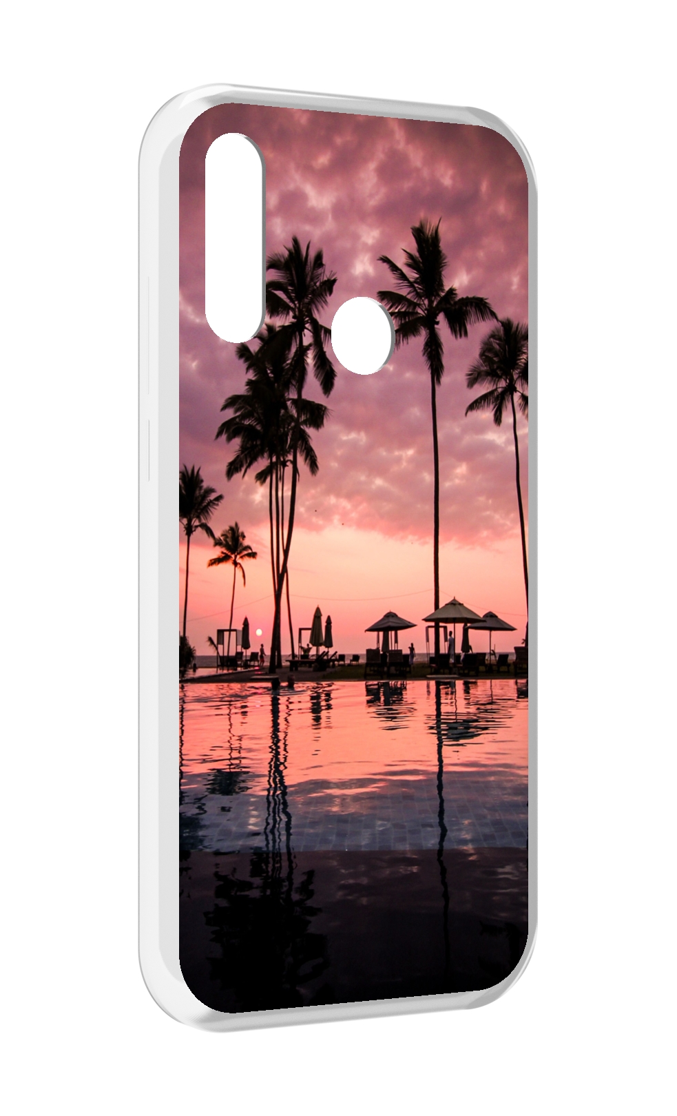 

Чехол MyPads бассейн на берегу моря для Lenovo Z6 Pro Youth Edition / Z6 Pro Lite, Прозрачный, Tocco