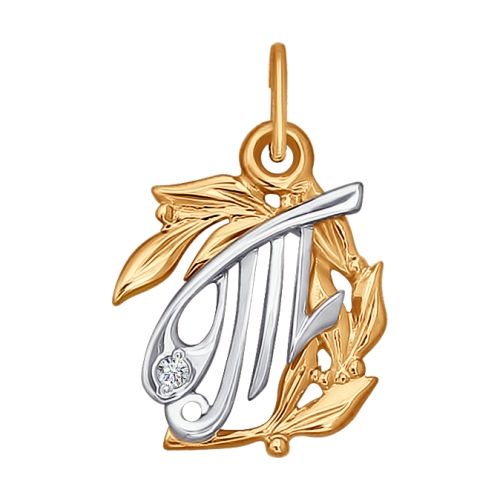 

Подвеска из золота Golden Eagle 30031, фианит, 030031