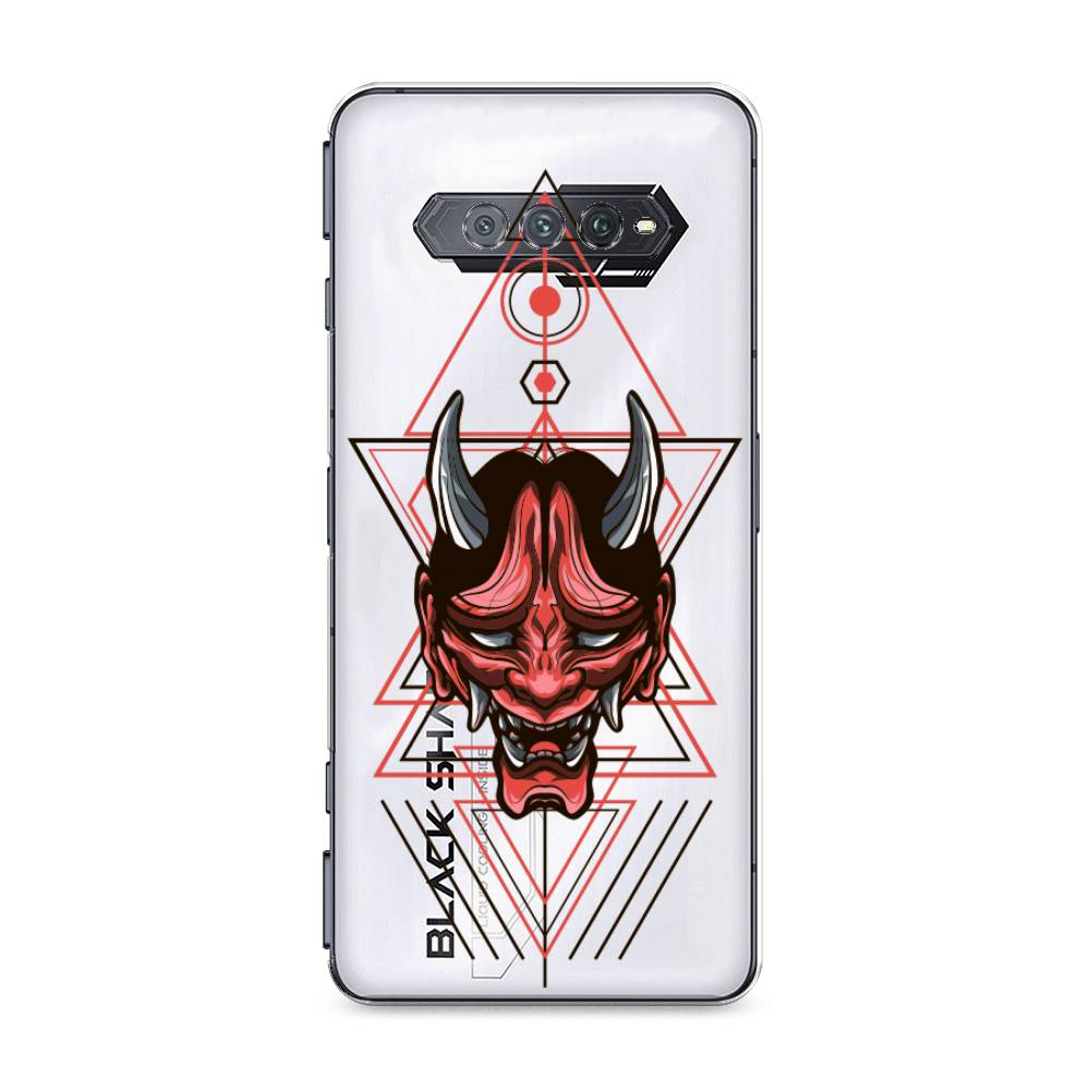 

Чехол на Xiaomi Black Shark 4 "Hanya Oni mask", Серый;красный;черный, 311550-4