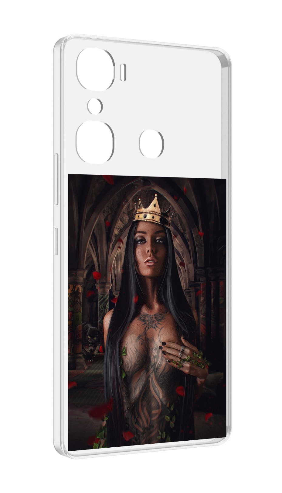 

Чехол MyPads багровый-пик для Infinix Hot 12 Pro, Прозрачный, Tocco