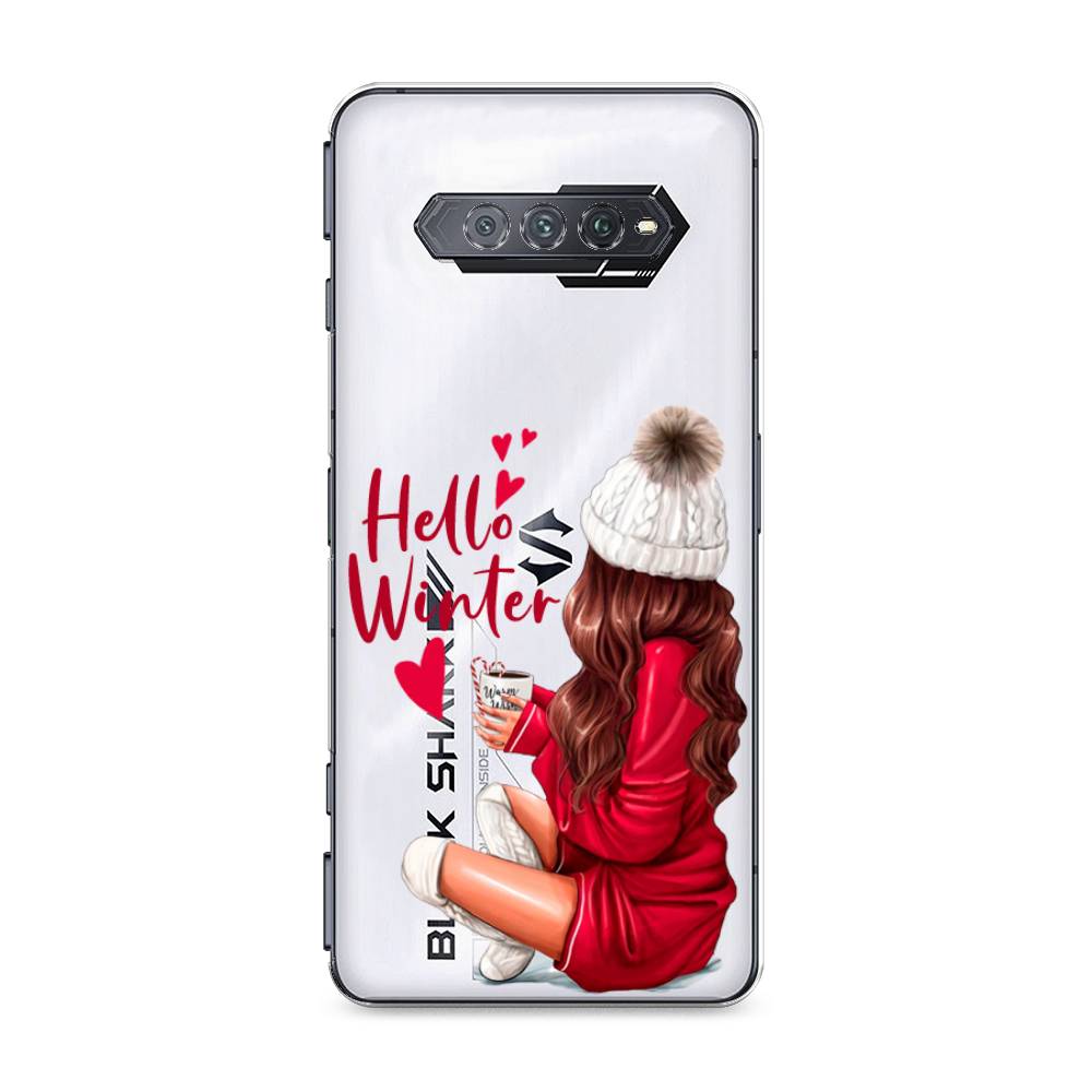 

Чехол на Xiaomi Black Shark 4 "Hello winter", Красный;белый;коричневый, 311550-5